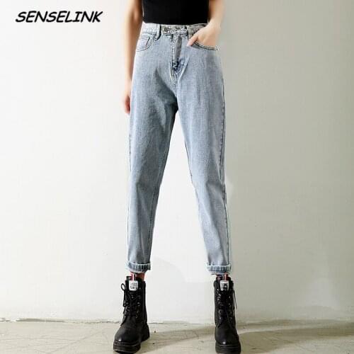 Женские укороченные джинсы SENSELINK China At AliExpress