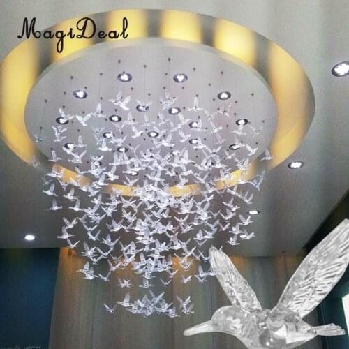 Resin Assorted Wall Hanging Decor Pendant Fly Humming Birds Figurine Decoration Ornament Home Decor 13cm