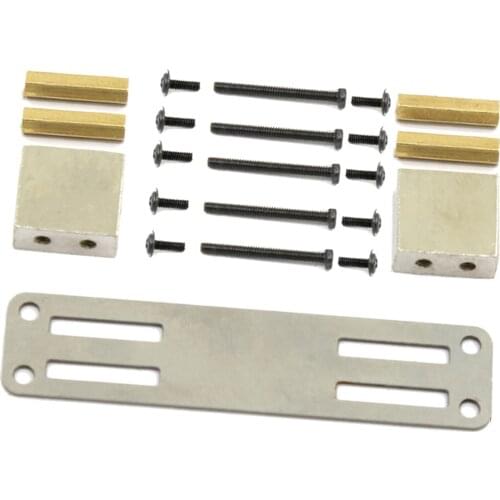 Heavy Duty Aluminum RC Car Servo Mount Hardware Fit for WPL MN RC Off-Road Rock Crawler Model Car Accessories Replacement Parts