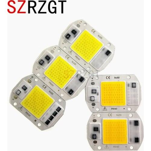Smart IC High Power LED Matrix For Projectors 20W 30W 50W 220V DIY Flood Light COB LED Diode Spotlight Outdoor Chip Lamp