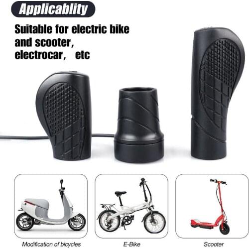 High Quality Ebike Half Twist Throttle for Bafang BBS Mid Drive Motor Speed Control Throttle Anti-slip Handle Design Wholesale