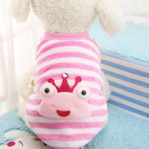 Winter Warm Cartoon Pet Clothes for Small Dogs Cats Soft Fleece Cat Dog Coat Jacket Puppy Clothing Outfits Chihuahua Pug Costume