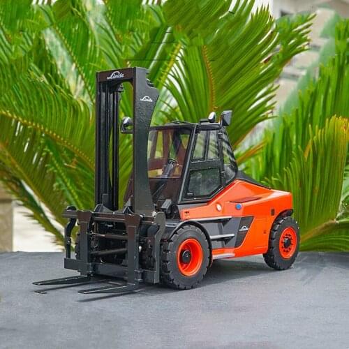 1/25 alloy casting car model original factory Linde heavy forklift container forklift construction machinery high-end collection