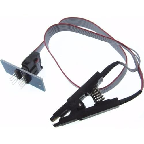 1pc SOIC8 SOP8 Test Clip For EEPROM 93CXX/25CXX/24CXX in-circuit programming on USB Programmer TL866CS TL866A EZP2010 Newest