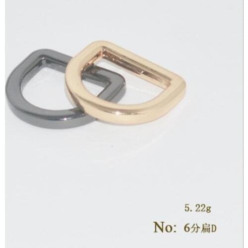 100 pieces/lot) wholesale luggage handbag hardware accessories high-grade d-shaped shoulder strap link adjustment metal buckle