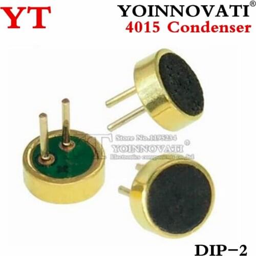 20pcs 4015 Condenser Electret Microphone for -42Db Mobile Phone Watch Navigation Monitoring Equipment High-End 4Mm Microphone