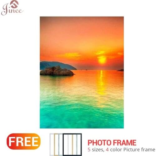 5D DIY Square Round Diamond Painting Cross Stitch Landscape Diamond Painting Rhinestone Mosaic Full Drill Rhinestone DIY Gift