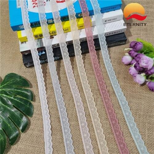 LS1071 1.5 White Elastic Lace Ribbon Is Used For Underwear DIY Sewing And Manual Sewing Of Parquet Garment Accessories