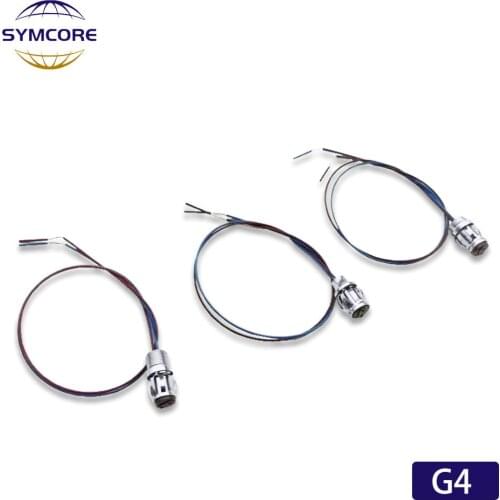 2pcs Lamp Holder Lamp Shade Clip G4 Lamp Beads Holder Wire Socket Bulb Plug High Temperature Wire Socket Accessories