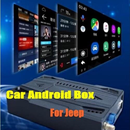For Jeep Compass/Grand Cherokee/Renegade/Wrangler/Gladiator AUTO DIY Android System Decoder Upgrade Box Car With Carplay