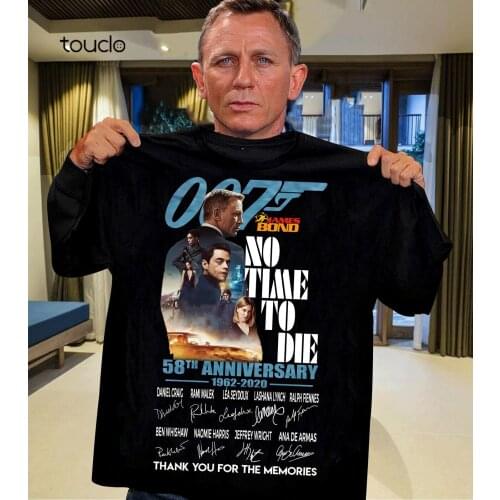 007 James-Bond No Time To Die 58th Anniversary 1962 2020 T-Shirt