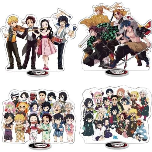 Demon Slayer: Kimetsu No Yaiba Anime Acrylic Stand Toy Nezuko Agatsuma Zenitsu Desktop Model Toy