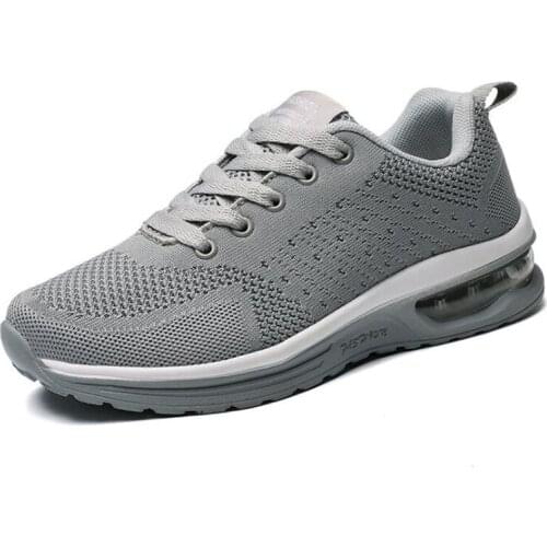 Men Sneakers Air Sole Athletic Shoes Outdoor Breathable Lightweight Men Running Shoes Couple Sports Shoes Male Trainers