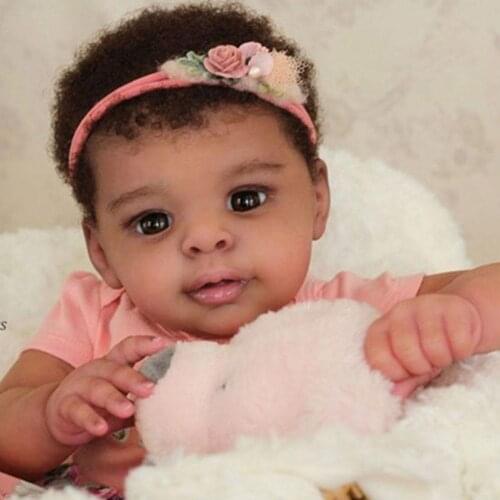 23inch Rebirth Dolls Kit Life-size Toddler Limited Edition DIY Soft Vinyl Unfinished Reborn Doll Kit Parts Gift For Children