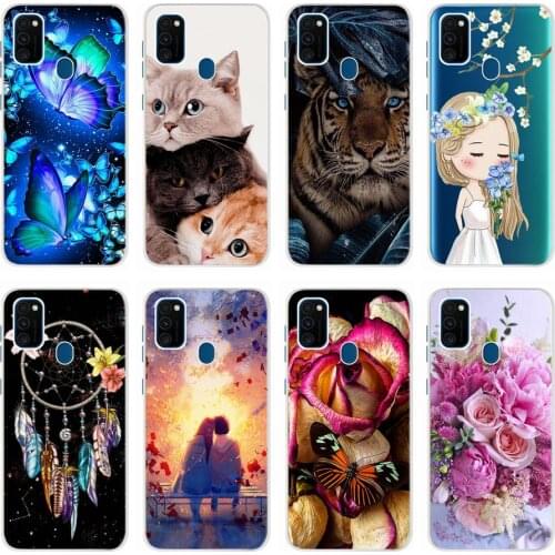 Cute Silicone Case For Samsung Galaxy M30s Case SM-M307F Soft Slim Phone Back Cover For Samsung M30s M 30s Phone Cases TPU Funda