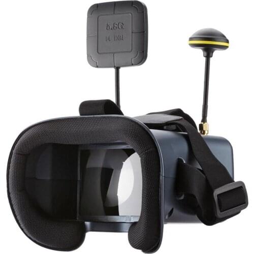 LS-008D 5.8G FPV Googles transmitter receiver Monitor VR Glasses 40CH With 2000mA Battery DVR Diversity For RC fpv racing drone