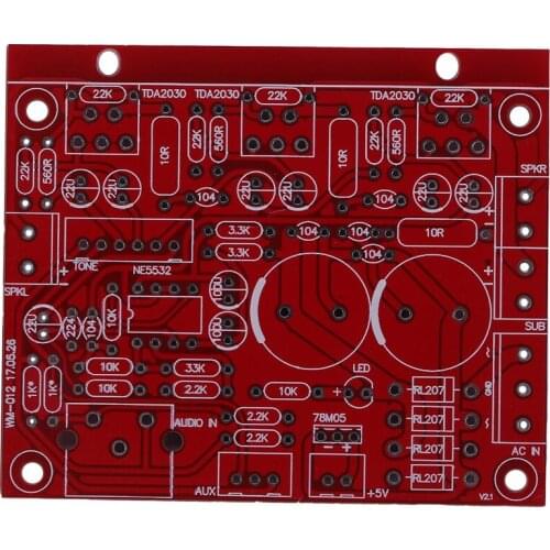 Tda2030A 2.1 Super Bass 2.1 Subwoofer Amplifier Board Three-Channel Speaker Audio Amplifier Board