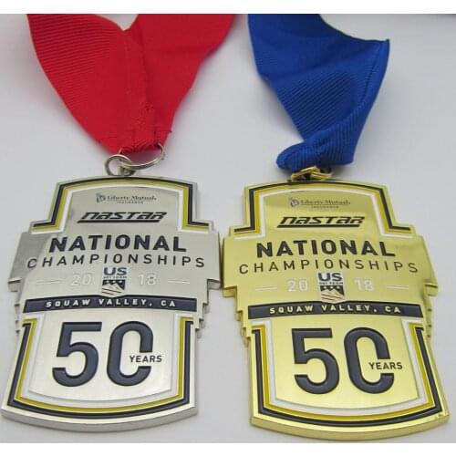 Promotional Custom Metal Antique Gold Plated Medal for Spring Event