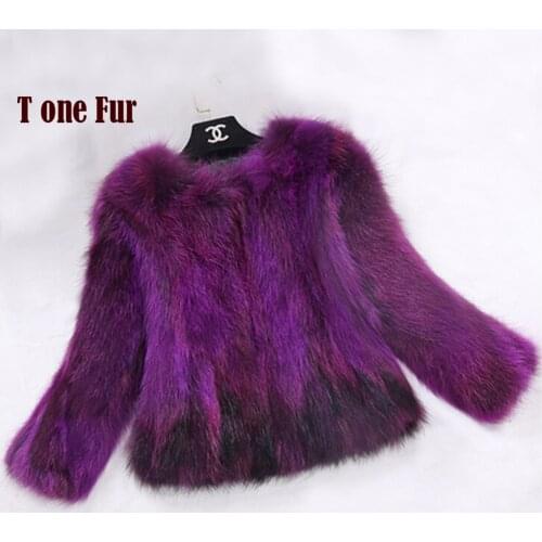 Luxury Real Fox Fur Jacket Lady Fashion Custom Big Size Multi Colors Nature Fox Fur Coat Genuine Waistcoat KFP818