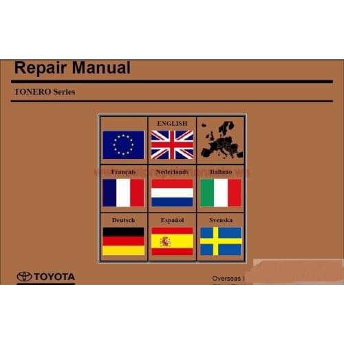 Industrial Equipment TONERO Series Repair Manual for toyota