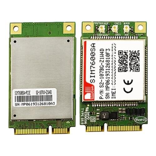 SIMCOM SIM7600SA LTE Cat-1 mini pcie Module LCC Type LTE-FDD B1/B2/B3/B4/B5/B7/B8/B28 LTE-TDD B40/B66 UMTS/HSPA+ B1/B2/B5/B8