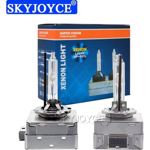 SKYJOYCE 2PCS 35W D1S Replacement HID Bulbs 4300K 5000K 6000K 8000K D1S HID Xenon Headlight 55W D3S Xenon Lamp Light For Audi
