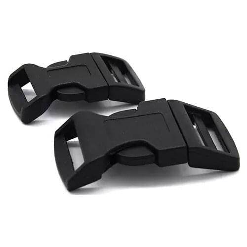 Dog Collar Hardware Kit - 1'' inch (25mm) Plastic Buckles