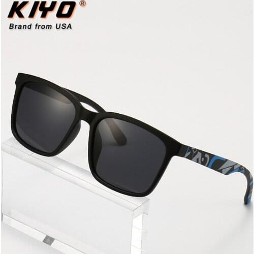 KIYO Brand 2020 New Women Men Square Polarized Sunglasses TR90 Fashion Sun Glasses High Quality UV400 Driving Eyewear 2921