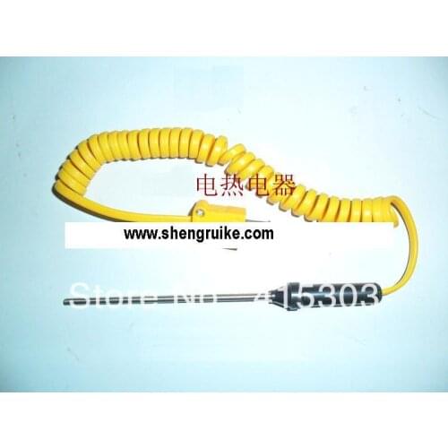 3*200mm K type Surface thermocouple wth Handle and Mini Connector China Post Free Shipping