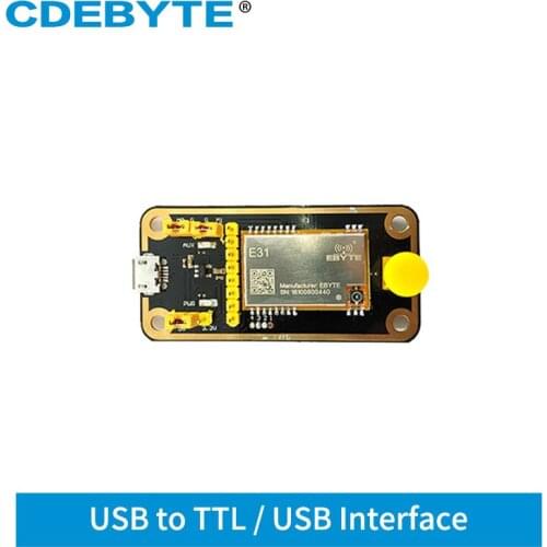 E31-433TBH-01 USB to TTL Test Board AX5243 30dBm 433MHz FEC IoT Wireless Transceiver Module CDEBYTE