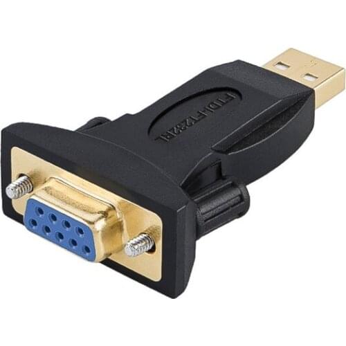 USB to RS232 Adapter with FTDI Chipset,USB 2.0 Male to RS232 Female DB9 Serial Converter for Cashier Register, Modem,Scanner