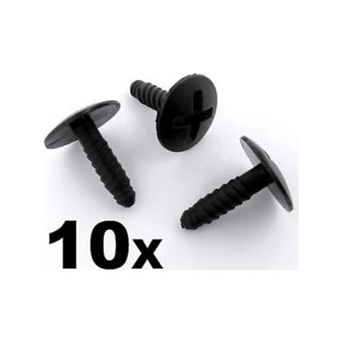 10x For VW Volkswagen T5 Transporter LT Headlight Engine Battery Grille Cover Screws