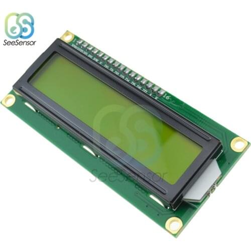 LCD1602 1602 Module Yellow Screen with IIC/I2C 16x2 Character LCD Display Module for arduino