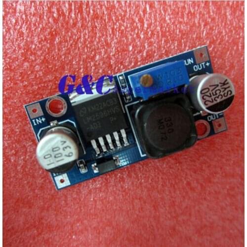 1 pcs 45V input DC-DC buck converter adjustable power module LM2596HVS electronic accessories diy electronics