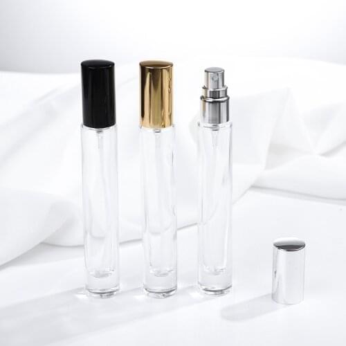 10/20/30pcs 10ml Mini Travel Transparent Glass Perfume Atomizer Empty Spray Bottle Empty Cosmetic Containers Perfume Bottle