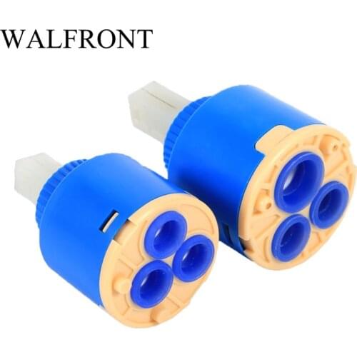 35/40mm Ceramic Disc Cartridge Mixer Faucet Thermostatic Cartridge Faucet Disc Valve PP Plastic Ceramic Cartridges For Mixer