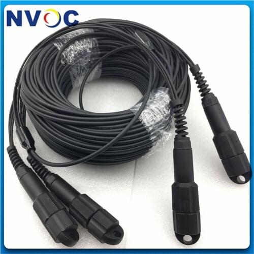 8cores 100M SM G657A,LSZH/TPU,5.0mm,8C PDLC/SC/FCUPC-PDLC/UPC Armored Fiber Optic Patch Cord Cable Connector Without Reel