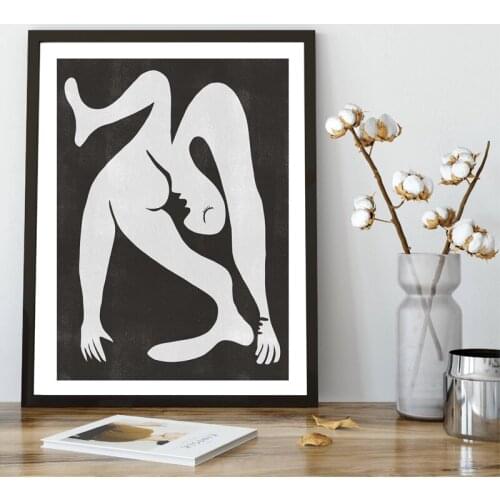 Picasso Abstract Painting Artwork Prints Black White Minimalist Poster Gallery Wall Art Canvas Picture Living Room Home Decor
