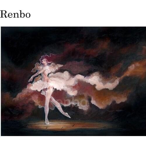 5D diy Diamond Painting Abstract Ballet ballerina girl pattern Full Square Round Diamond mosaic Embroidery rhinestone decoration