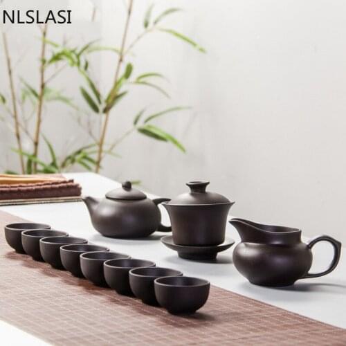 Authentic purple sand teapot set portable travel tea set is the best choice for Chinese tea products dropshipping
