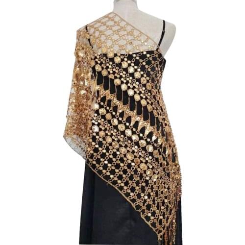 Elegant Sequin Fringed Shawls Ladies Temperament New Evening Dress Cheongsam Accessories Bride Bridesmaid Wedding Party Shawls