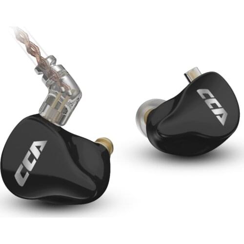 CCA CA16 7BA+1DD Hybrid Earphone HiFi Noise Cancel Deep Bass DIY 2pin 0.75mm Wired Headset