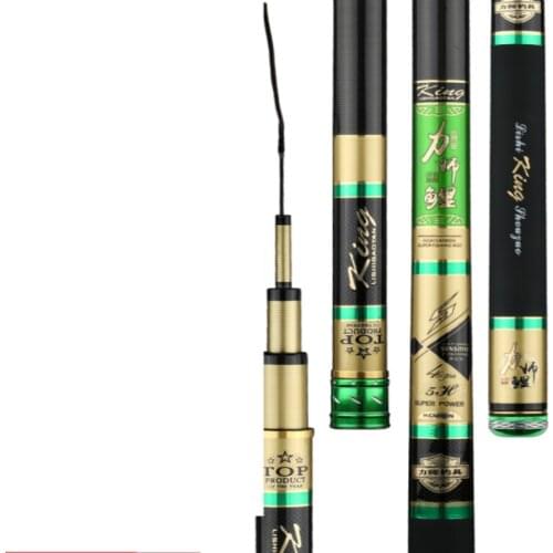60T Carbon Carp Fishing Pole Super-light and Super-hard 19 Tuning Taiwan Fishing Rod Long Sections Hand Pole Black Pit Rod Pesca