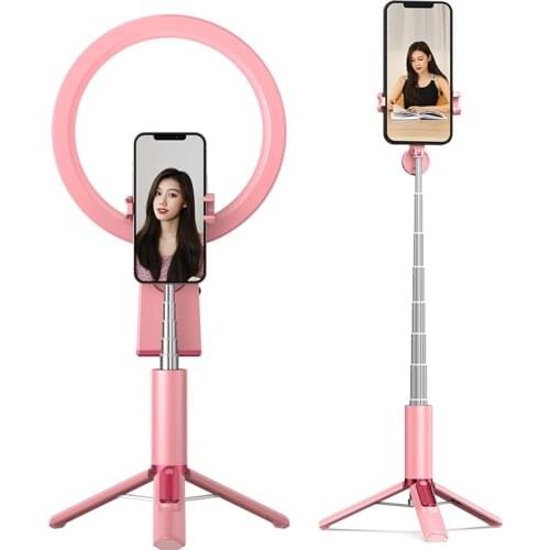 Mobile Phone Tripod Stand Holder Ring Light For Poco Huawei Xiaomi Mi iPhone 12 Mini 11 Samsung Oneplus Honor Smartphone Support