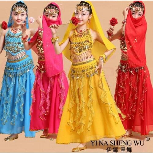 New Child&Adult Belly Dance Oriental Costumes Children Belly Dancing Sets Girls Bollywood Indian Practice Performance Clothes