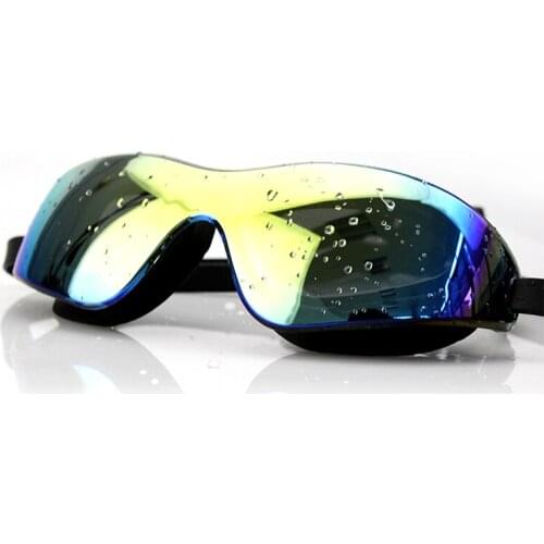 Swim Eyewear Colorful Swim Big Glasses Diopter Anti - Fog Waterproof UV Protection Unisex Swimming Goggles