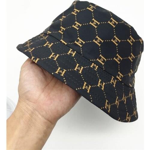 New Summer women casual travel Hat 100% Cotton Reversible Bucket hat Fisherman Panama caps Mens Print sport Sun hat