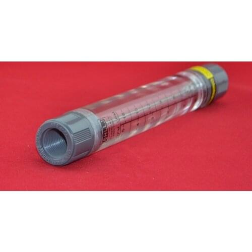 LZM-20G series acrylic tube type rotameter[4-40Nm3/h] for gas industry flow meter fitting Female 3/4"BSP or NPT