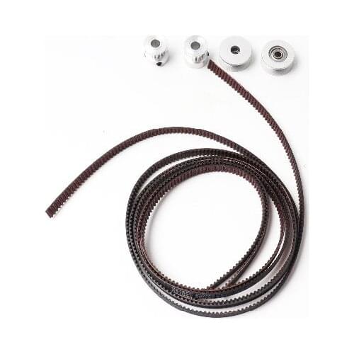 Prusa i3 MK2S/MK3 3d printer pulley, 2GT teeth pulley, X/Y axis timing belt GATES-LL-2GT synchronous belt GT2 Width 6MM