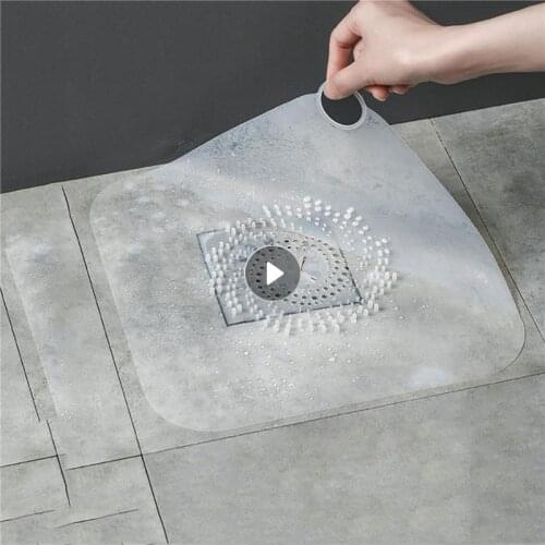 Silicone Drain Hair Catcher Kitchen Sink Strainer Bathroom Shower Sink Stopper Home Drain Cover Pads Hair Trap Creative Filter